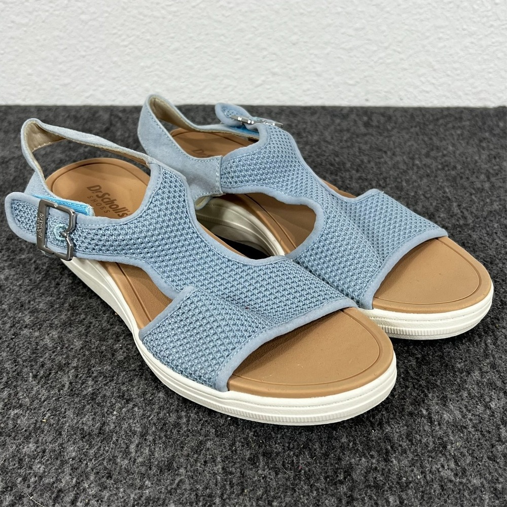 Dr Scholls Sandals Time Off Sun Light Blue‎ Women's 7 M